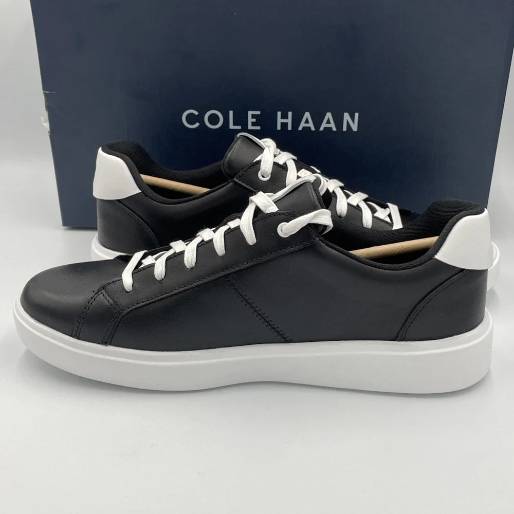 Cole Haan‎ Women's 10 Grand Crosscourt Coaster Sneakers Black / White New W32150